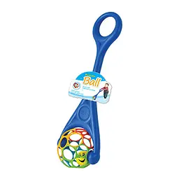 Дитяча каталка на палиці Bambi 3201(Blue) куля з брязкальцем, 61х19х14 см