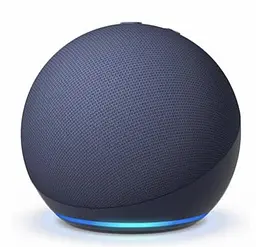 Портативна акустика Amazon Echo Dot 5th Generation Deep Sea Blue - мініатюра 2