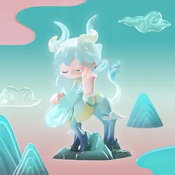 Іграшка-сюрприз Pop Mart з колекційною фігуркою Azura Ethereal Realm серія Mythical Beasts (AERM-01) - мініатюра 6