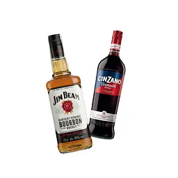 Коктейль Manhattan (набір інгредієнтів) х12 на основі Jim Beam White Straight Bourbon - мініатюра 2