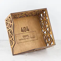 Дерев'яна серветниця VANZA SPLINTER oak - мініатюра 4