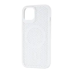 Чохол Silicone Cooling Сase with MagSafe iPhone 15 White