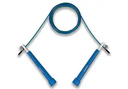 Швидкісна скакалка EasyFit Speed Cable Rope 3 м для схуднення, синя