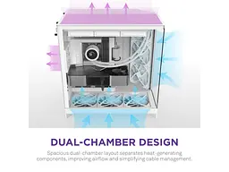 Корпус NZXT H9 Flow White (CM-H92FW-01) - мініатюра 6