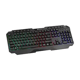 Клавіатура Xtrike ME KB-306 LED USB UA Black (KB-306UA) - мініатюра 2