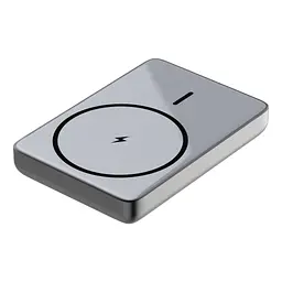 Батарея універсальна Atria 10000mAh, PD/20W, 15W Wireless MagSafe, Black (WPD-W72B) - мініатюра 3