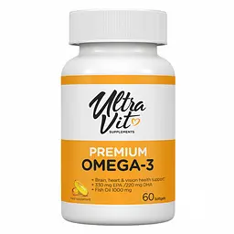 Омега-3 VPLab Premium Omega-3 60 softgels