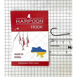 Гачки одинарні HARPOON 1 (5шт/уп) BIG EAR