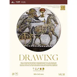 Блок Muse Drawing на склейці 18x24 см 30 аркушів в асортименті (PB-GB-030-084) - мініатюра 2