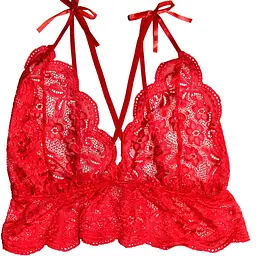 Сексуальний спокусливий еротичний комплект - еротична білизна 46 L червоний 1189-1 - мініатюра 8