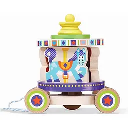 Перша іграшка Melissa & Doug Карусель дерев'яна (MD13616)