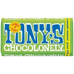 Шоколад темний Tony's Chocolonely Dark Almond Sea Salt Миндаль и Морская соль 51% какао 180 г