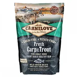 Сухий корм Carnilove Fresh Carp & Trout для дорослих собак 1.5 кг з карпом і фореллю для дорослих собак усіх - мініатюра 3