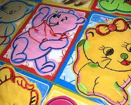 Нашивка-аплікація для одягу №115 Тварини 9×12 см 9 шт. - мініатюра 2
