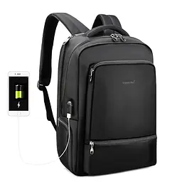 Рюкзак антизлодій Tigernu T-B3585 15.6" USB 26 л чорний (16228) - мініатюра 4