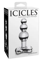 Анальна пробка Pipedream Icicles No 47 Clear 9.5 см (прозорий) - мініатюра 3