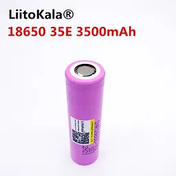 Акумулятор Samsung 18650 INR18650-35E 3500mAh Рожевий (1590308613) - мініатюра 3