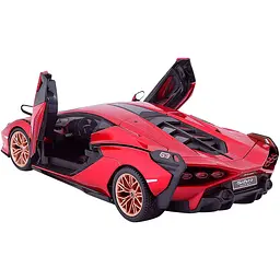 Автомодель Bburago Lamborghini Sian FKP 37 1:24 Metallic Red (18-21099) [119118] - мініатюра 4