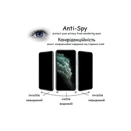 Скло захисне Drobak Anty Spy Apple iPhone 17 Pro (333352) - мініатюра 5