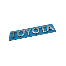 Емблема напис TOYOTA Хром 160мм на скотчі