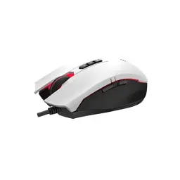 Миша Bloody ES7, Panda White, USB, оптична (сенсор PixArt), 100-6000 cpi, 15G, 45 IPS, RGB підсвічування, 8 програмованих кнопок, 1.8 м - мініатюра 5