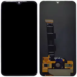 Дисплей Xiaomi Mi 9 SE чорний, Amoled, оригінал PRC переклеєне скло