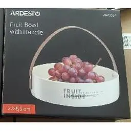 Фруктівниця Ardesto 22х22х5.5 см біла (AR0961)