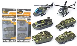 Іграшковий набір DIY Toys 3 одиниці бойової техніки в асортименті (CJ-4068197) (6891776)