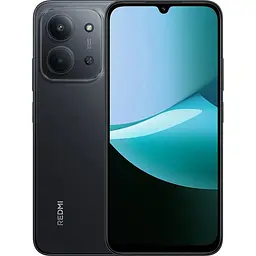 Смартфон Xiaomi Redmi 15C, чорний, 2 Nano-SIM, 6.9" (1600x720, IPS, 120 Гц), Qualcomm Snapdragon 6s Gen 3 (8 ядер), Adreno 619