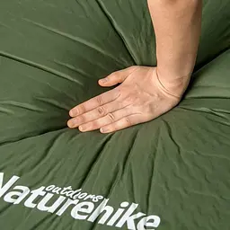 Килимок cамонадувний Naturehike (NH20DZ003) 5 см - одномісний - темно-зелений - мініатюра 8