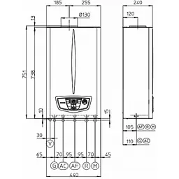 Газовий котел Immergas Nike Mythos 24 2 E - мініатюра 2