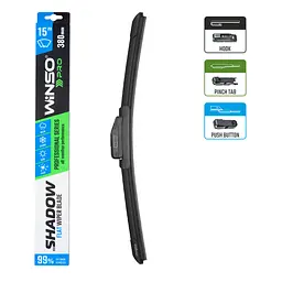 Безкаркасна щітка Winso Pro Shadow 15/380 мм (117380) - мініатюра 3