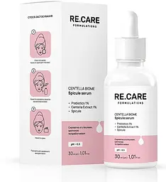 Сироватка зі спікулами, центелою та пребіотиками Re.Care Centella Biome Spicule Serum 30 мл - мініатюра 2