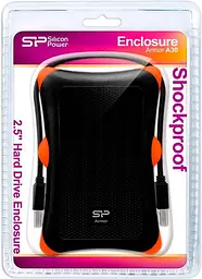 Зовнішня кишеня Silicon Power Armor A30 для HDD 2.5` USB 3.0 Black (SP000HSPHDA30S3K) [80176] - мініатюра 5