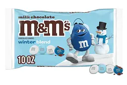 Драже M&M's Winter Blend Milk Chocolate Christmas Candy 283.5г - мініатюра 2