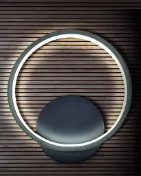 Бра, настінний світильник Goldlux 328441 Roman LED 1x11.5W 4000K 700Lm IP20 Чорний - мініатюра 2