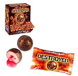 Блок жуйок Fini Destroyer Sour Shock Bubble Gum 200 шт - мініатюра 6