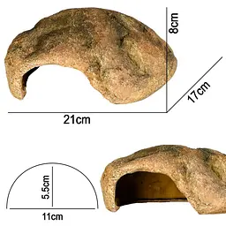 Декорація печера Terrario Gecko Cave M 21x17x8см (24178) - мініатюра 2