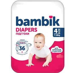 Підгузки Bambik Medium Maxi (7-18 кг) 36 шт.