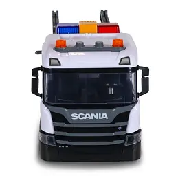 Ігровий набір серії "Mid Truck" – ЕВАКУАТОР SCANIA З МАШИНОЮ ПОЛІЦІЇ (світло, звук) TechnoDrive 3004KS - мініатюра 2