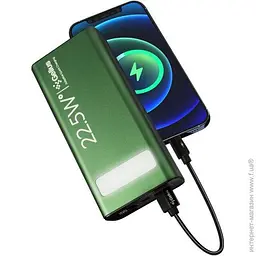 Портативна батарея Gelius Lightstone 30000mAh GP-PB300 Green - мініатюра 3