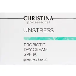 Крем для обличчя з пробіотичною дією Christina Unstress ProBiotic Day Cream SPF 15 50 мл - мініатюра 2