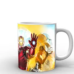 Кухоль GeekLand Iron Man Залізна Людина постер IM.02.060 330 мл білий - мініатюра 3