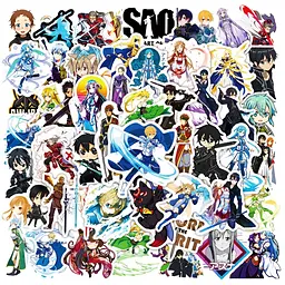 Стікерпак GeekLand Sword Art Online 50 штук - мініатюра 2