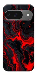 TPU чохол Demsky Black red marble для Google Pixel 10