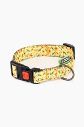 Нашийник Hidog Flowers yellow, розмір S (ширина 16мм (25-33см)) (2100102286017A)(SN)