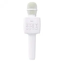 Мікрофон Hoco BK5 Cantando karaoke microphone White