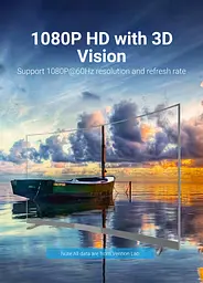 Перехідник Vention USB 3.1 Type-C VGA F 1080p 60Hz кабель 0.15 м - мініатюра 6