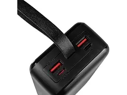 Зовнішній акумулятор (Power Bank) Grunhelm 30000mAh Black (GP-30BQC) - мініатюра 5