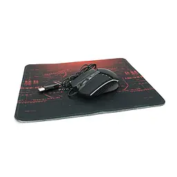 Набір 4 в 1 XSTRIKE XS-2030, Навушники+ клавіатура+ мишка+ килимок, Black, Box - мініатюра 4